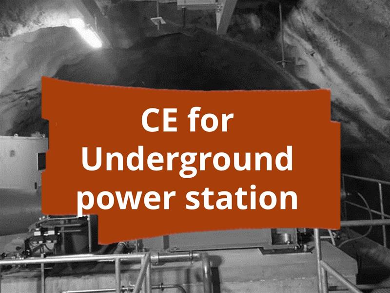 CE marking for a small hydropower plant.