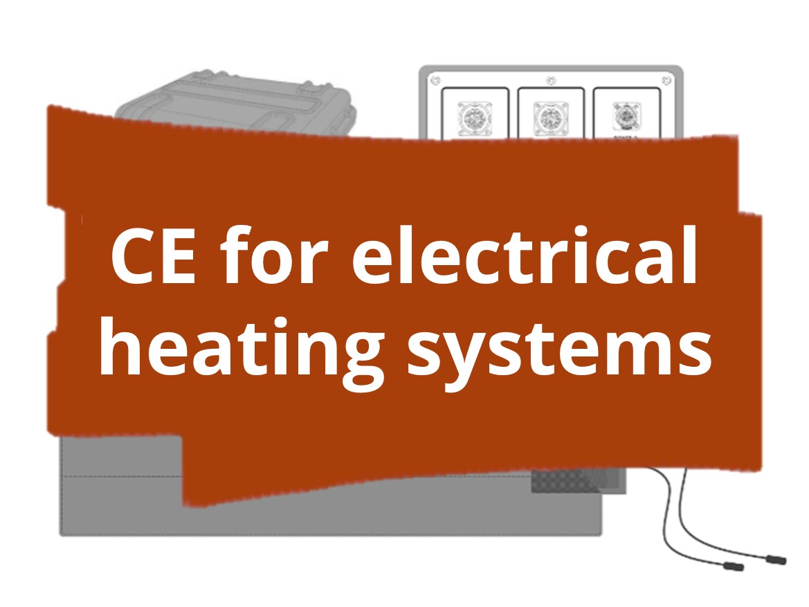 Conformity assessment procedure and CE marking for electrical heating systems