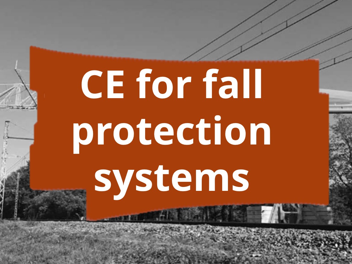 Conformity assessment procedure and CE marking for fall protection systems used in power line work