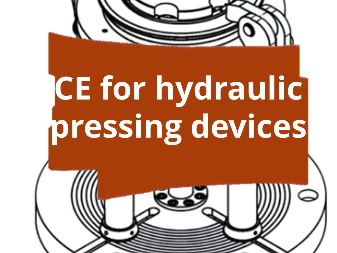 Conformity assessment procedure and CE marking for hydraulic wheel pressing device
