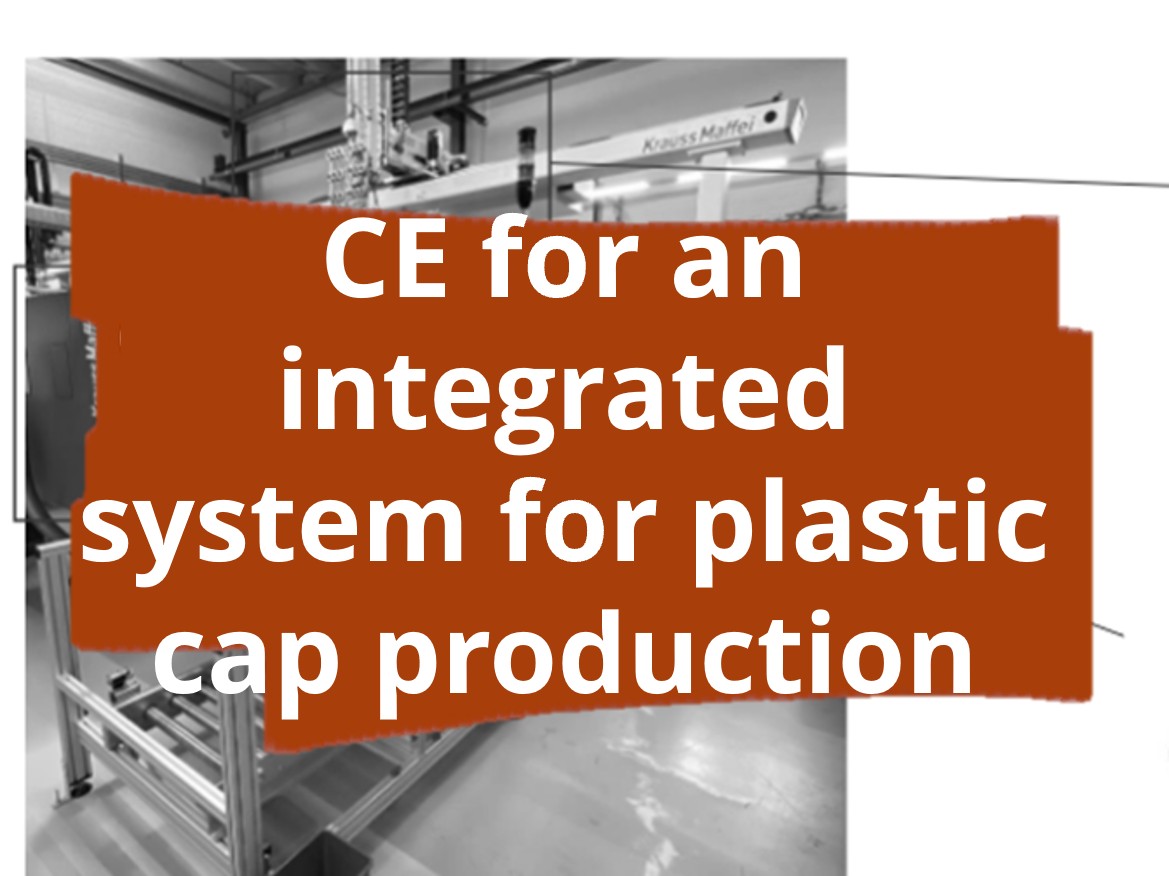 Conformity assessment procedure and CE marking for an integrated system for production and packaging of plastic caps