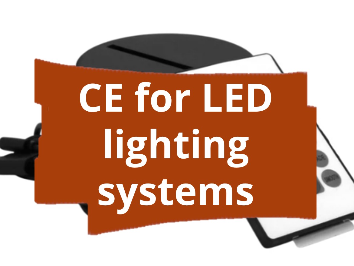 Conformity assessment procedure and CE marking for LED lighting systems