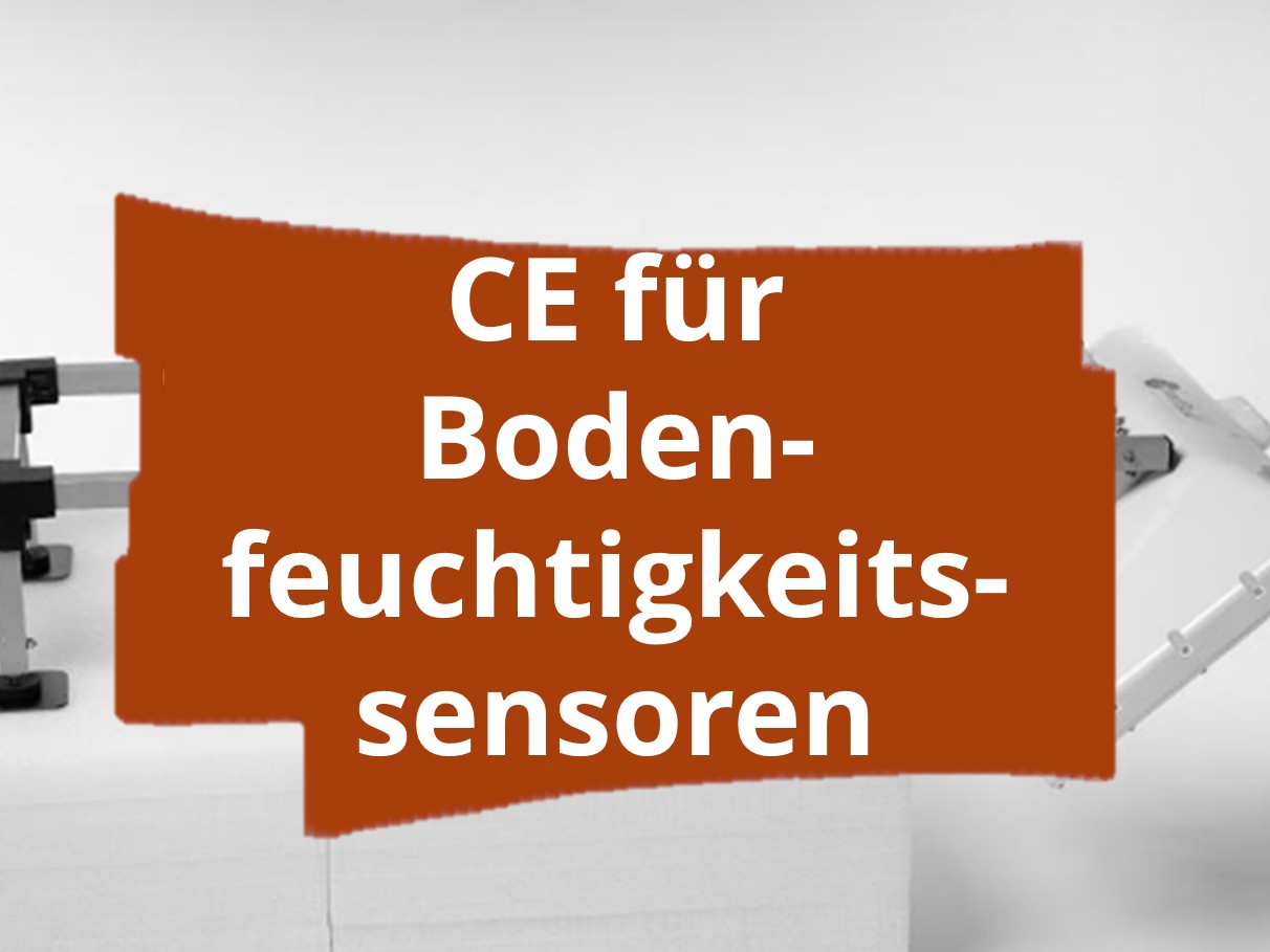 Konformitätsbewertungsverfahren und CE-Kennzeichnung für Bodenfeuchtigkeitssensoren mit Funkfunktion