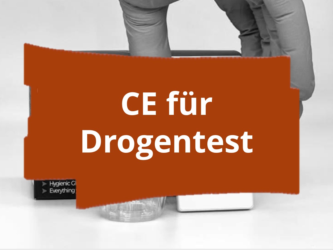 CE-Kennzeichnung und Konformitätserklärung von Drogentest