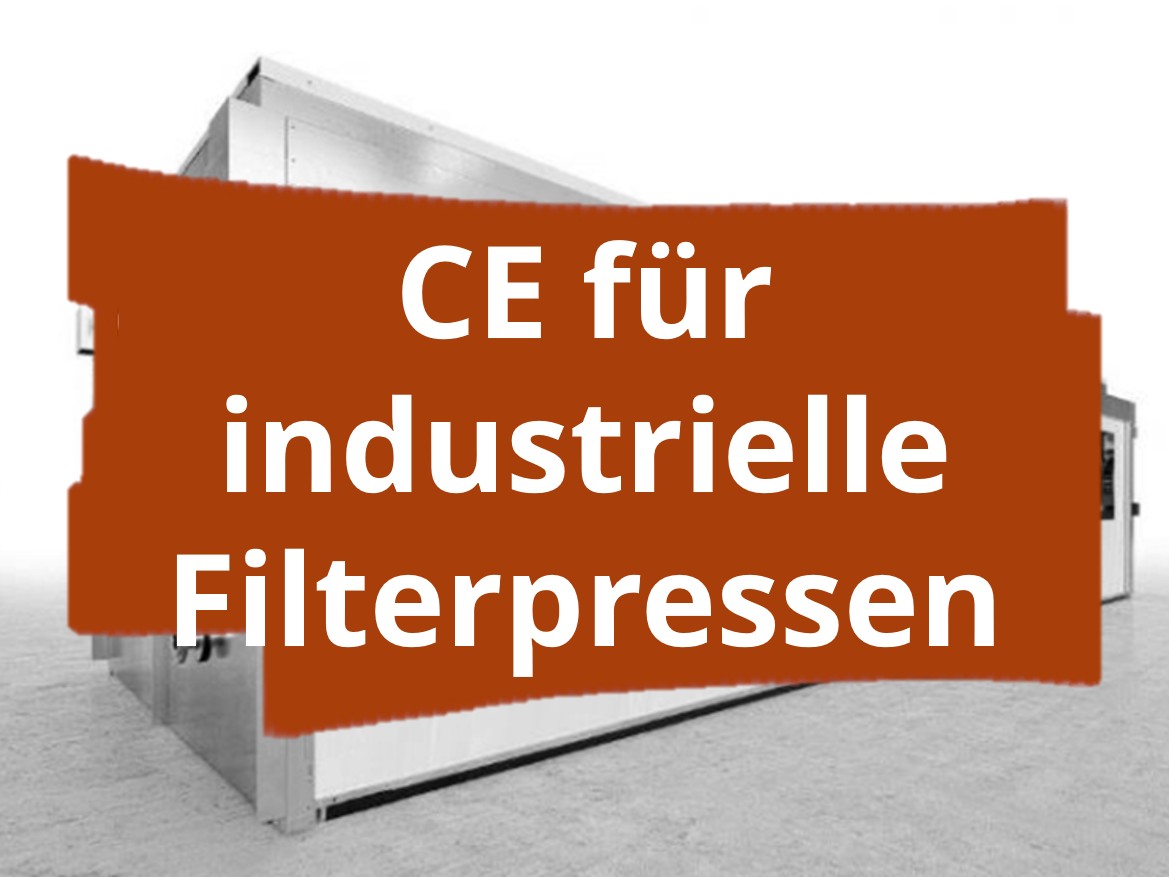 Konformitätsbewertungsverfahren und CE-Kennzeichnung für industrielle Filterpressen zur Trennung von Flüssigkeiten und Feststoffen