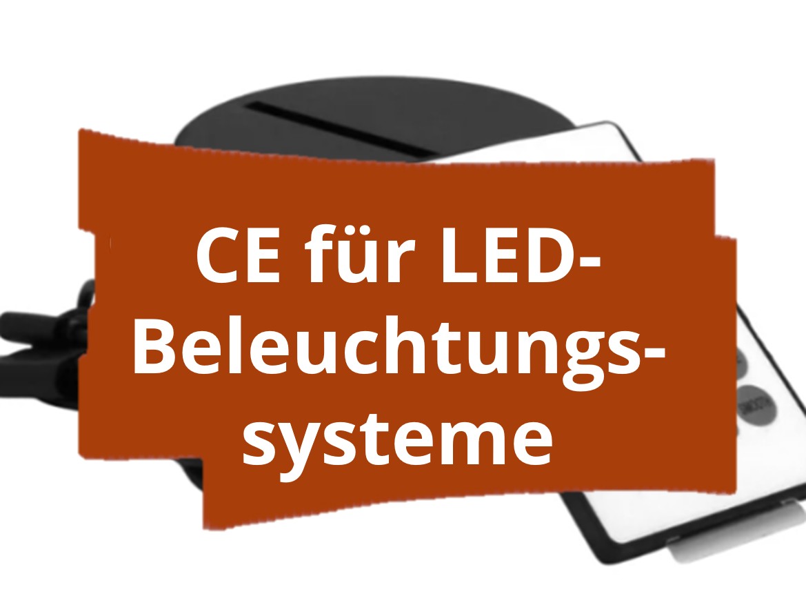 Konformitätsbewertungsverfahren und CE-Kennzeichnung für LED-Beleuchtungssysteme mit Fernbedienung